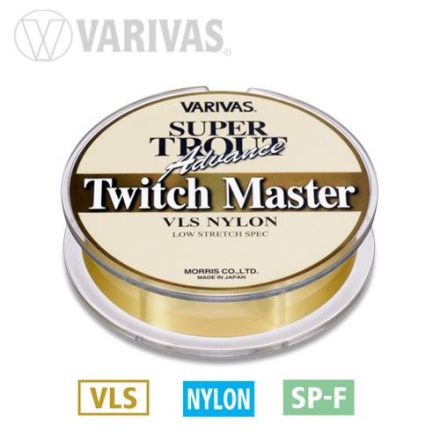 VARIVAS SUPER TROUT TWITCH MASTER 100m 0.128mm 3lb Gold