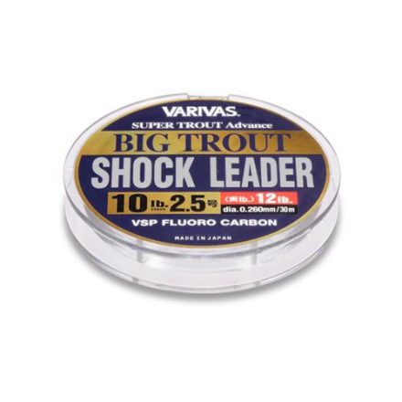 VARIVAS BIG TROUT SHOCKLEADER FLUOROCARBON VSP 30m 0.310mm 14lb