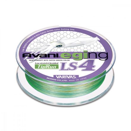 VARIVAS AVANI EGING LS4 PE TIP RUN 200m #0.5 9lbs Marking Fluo Green