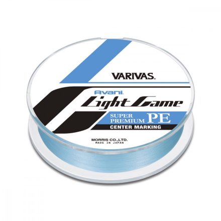 VARIVAS AVANI LIGHT GAME PREMIUM PE X4 150m #0.3 0.085mm 6.5lb Natural Blue