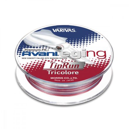 VARIVAS AVANI EGING TIP RUN PREMIUM PE 150m #0.6 0.128mm 10.0lb Tricolore