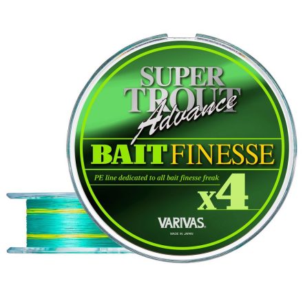 VARIVAS SUPER TROUT ADVANCE BAIT FINESSE PE X4 100m #0.5 0.117mm 9.0lb Green Fluo