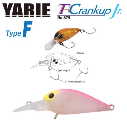 YARIE T-CRANKUP JR 675 TYPE F 2.8mm 1.8gr C4 Stubakihime