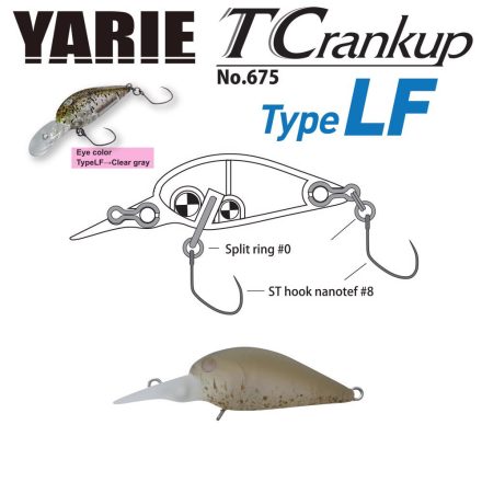 YARIE T-CRANKUP 675 TYPE LF 3.5mm 2.6gr C3 Akayari