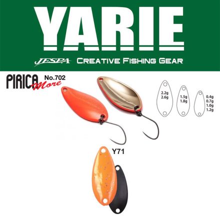 YARIE 702 PIRICA MORE 1.5gr Y71 Orange