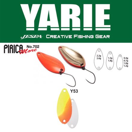 YARIE 702 PIRICA MORE 1.8gr Y53 Lemon/Orange