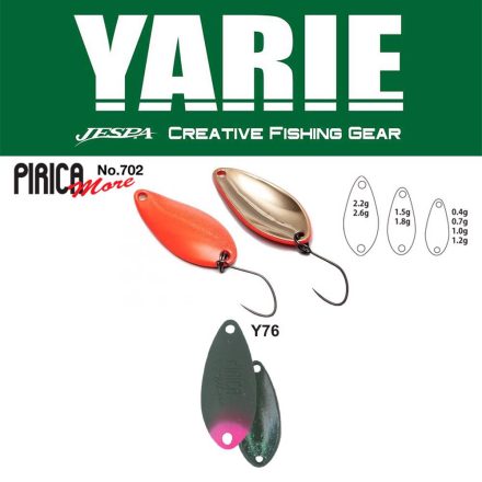 YARIE 702 PIRICA MORE 1.8gr Y76 Olive/Pink Tail