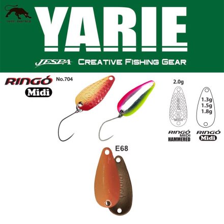 YARIE 704 RINGO MIDI 1.8gr E68 Caramel Gold