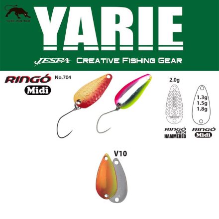 YARIE 704 RINGO MIDI 1.8gr V10 Mix Orange