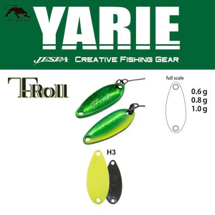 YARIE 707T T-ROLL 1.0gr H3 Chart Glitter