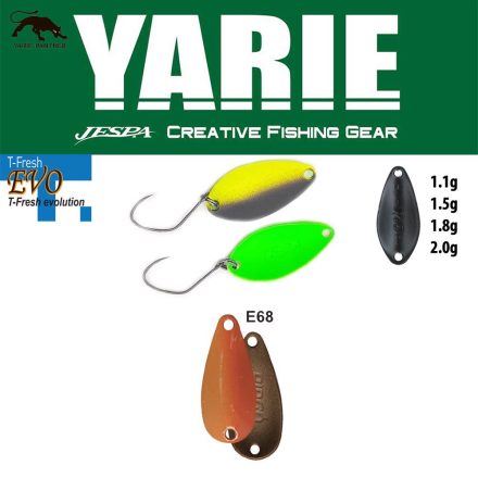 YARIE 710T T-FRESH EVO 1.5gr E68 Caramel Gold