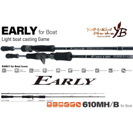 YAMAGA EARLY BOAT 610MH/B BAICAST 2.10m 10-50gr