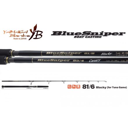 YAMAGA BLUE SNIPER 81/6 BLACKY TUNA 2.48m 30-110gr