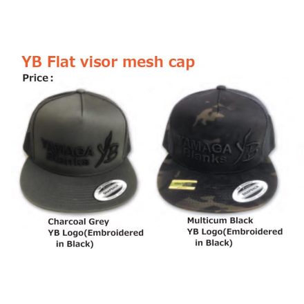 Yamaga Blanks SAPKA YAMAGA FLAT VISOR MESH GRAY (YB11012)